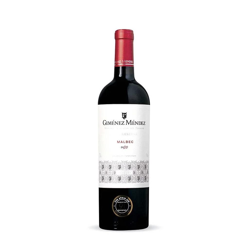 Vino Tinto GIMENEZ MENDEZ Malbec Alta Reserva 750 ml