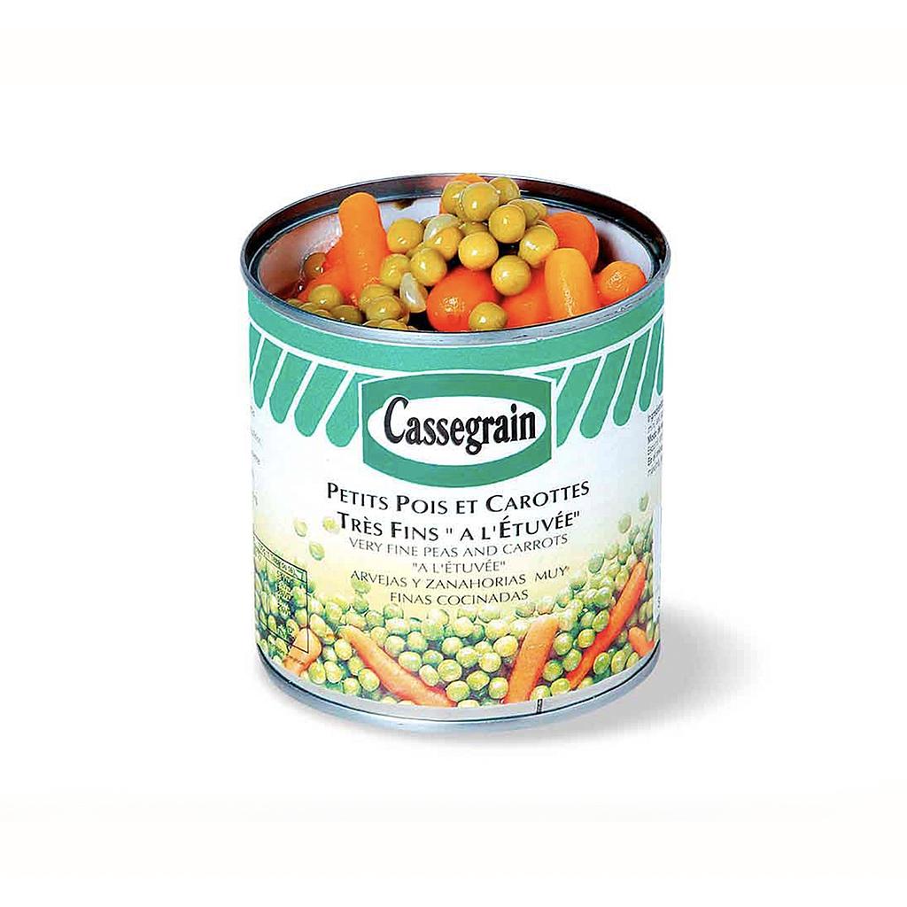 Arvejas con Zanahorias CASSEGRAIN 400 gr